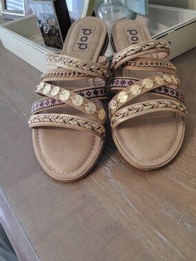 Like New! Strappy Sandals